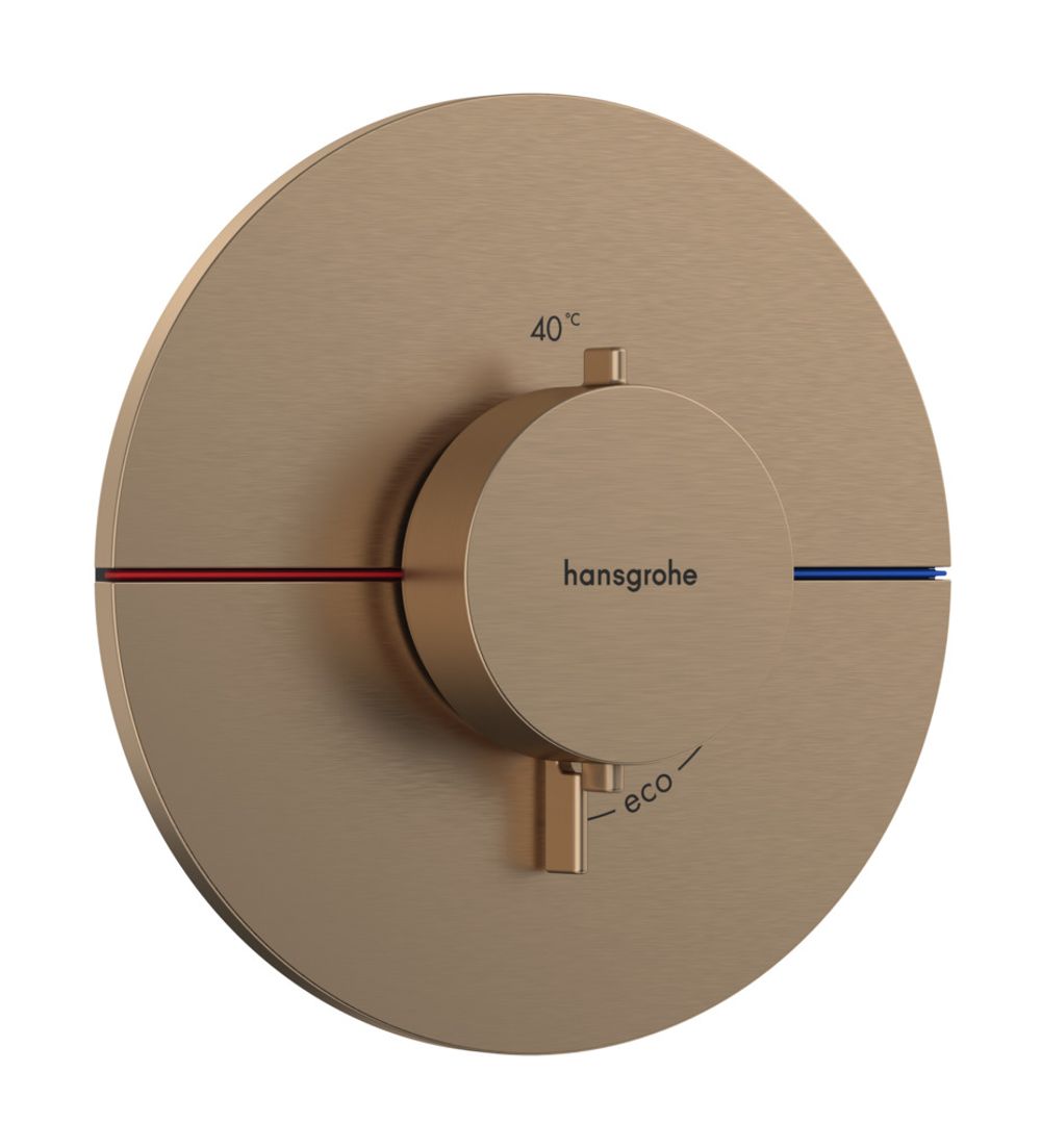 https://raleo.de:443/files/img/11eeea1fae337e0092906bba4399b90c/size_l/Hansgrohe-HG-ShowerSelect-Comfort-S-Thermostat-Unterputz-Brushed-Bronze-15559140 gallery number 1